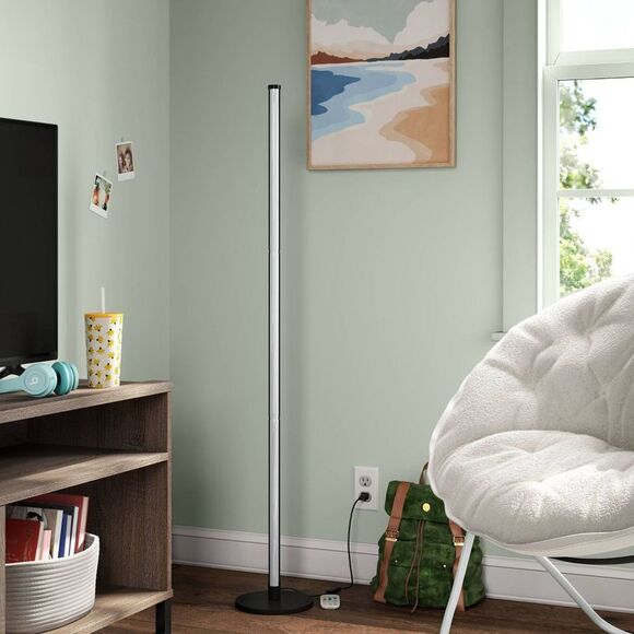 Room Essentials - Wall Washer Floor Lamp with Color Changing LED (In Black - Picture 3 of 4